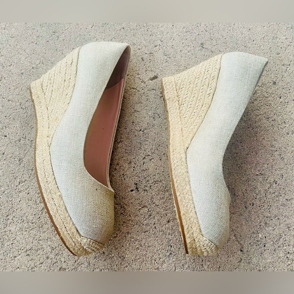 J. Crew Women’s Seville Espadrille Wedges Canvas Size 8 - Picture 4 of 10